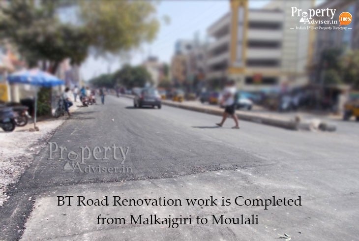 A New Renovated Road From Malkajgiri to Moulali