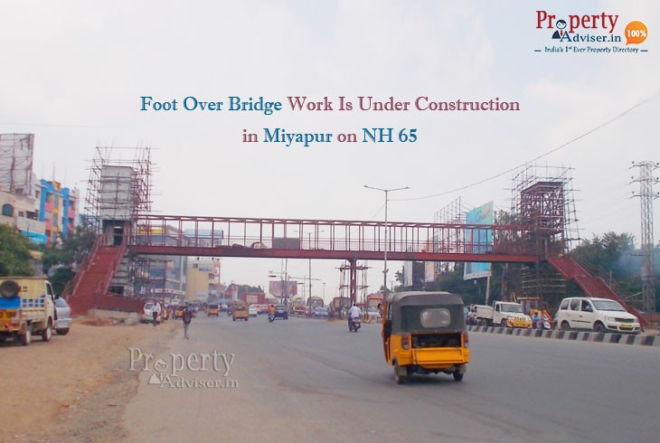 A New Foot Over Bridge in Miyapur