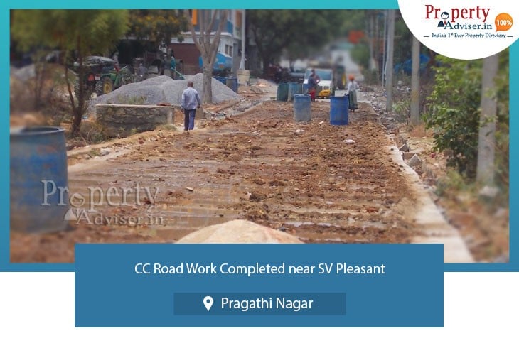 cc-road-completed-near-sv-pleasant-at-pragathi-nagar