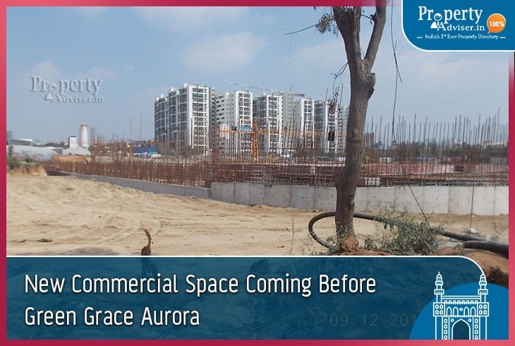 Commercial Space Coming Before Green Grace Aurora Apartment in Nanakramguda