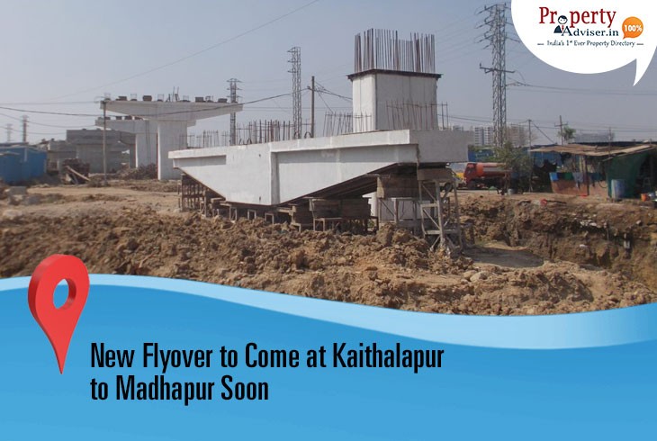 New Flyover to Connect Kaithalapur with Madhapur Under Construction 