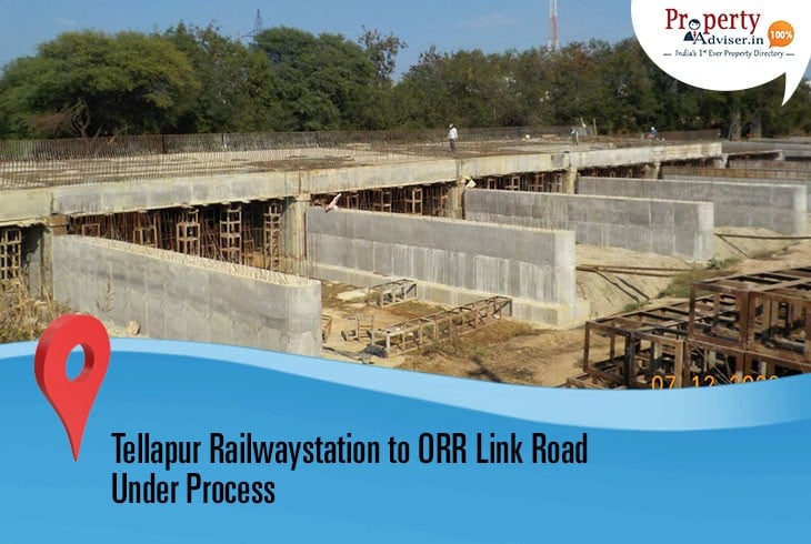 Laying of Link Road is Under Process From Tellapur Railway Station to ORR