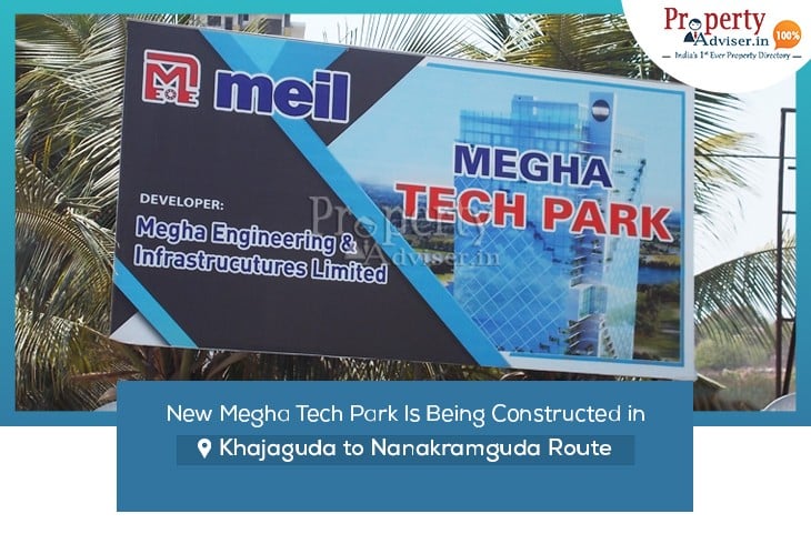 megha-tech-park-being-constructed-khajaguda-nanakramguda-route