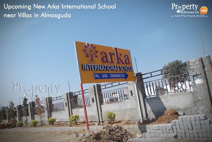 Upcoming New Arka International School near Villas in Almasguda