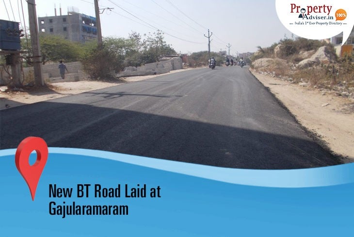 New BT Road at Gajularamaram, Hyderabad