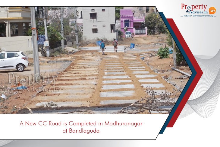 new-cc-road-completed-in-madhuranagar-at-bandlaguda