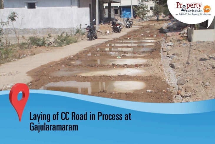 New CC Road to Come Up at Gajularamaram