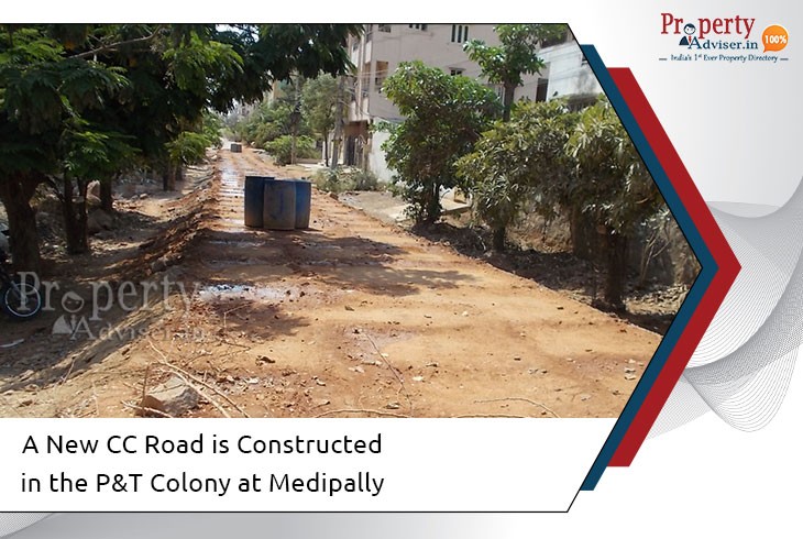 new-cc-road-work-is-completed-in-pt-colony-at-medipally