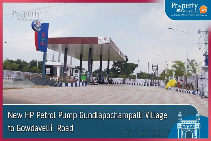 new-hp-petrol-pump-gundlapochampally-village-to-gowdavelli-road