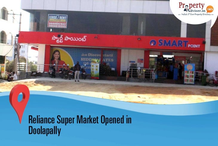 New Reliance Super Market in Doolapally, Hyderabad 