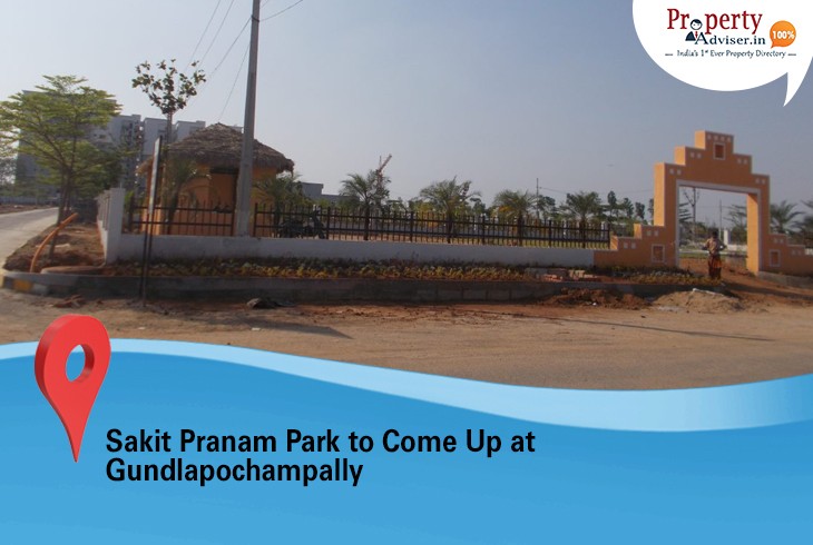 Construction of Sakit Pranam Park is in Process at Gundlapochampally 