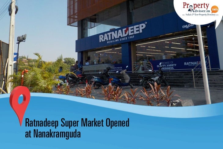 Ratnadeep Super Market near SBI-Indusind Bank Opened at Nanakramguda