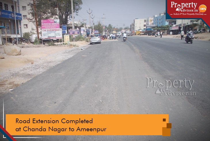 road-extension-plan-completed-chandanagar-to-ameenpur