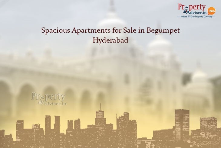 Spacious Apartments for sale in Begumpet