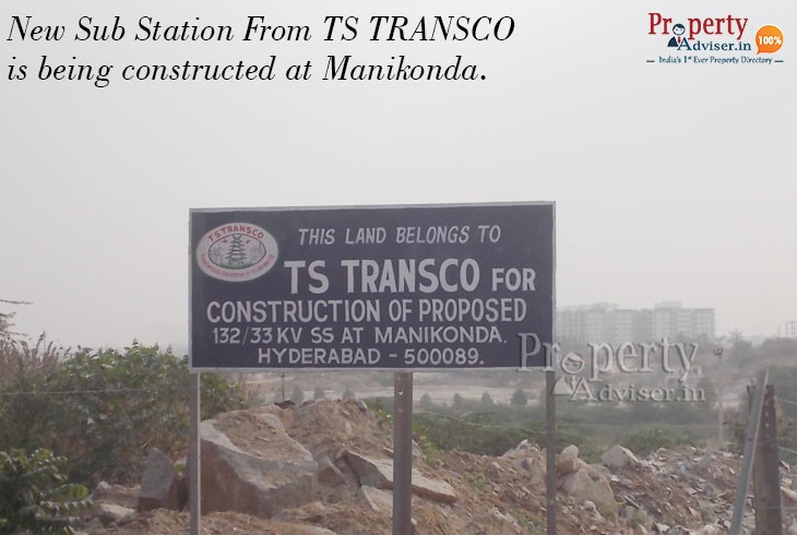 Sub Station Is Under Construction at Manikonda by TS TRANSCO