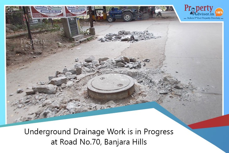 underground-drainage-work-in-progress-at-banjara-hills