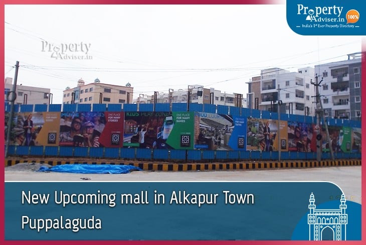 Upcoming New Shopping Mall at Alkapur Town in Puppalaguda