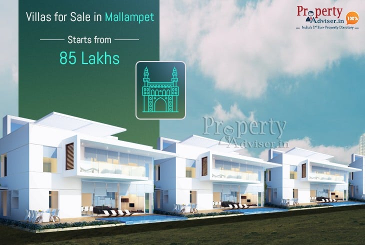 Villas for Sale in Mallampet Starts from 85 Lakhs