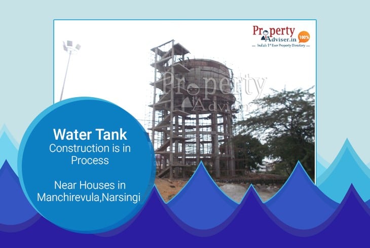 Over Head Water Tank Construction at Manchirevula, Narsingi