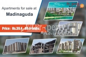 Apartments for sale at Madinaguda, Hyderabad for a classy lifestyle