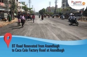 BT Road from Anandbagh to Coca Cola Factory Renovated