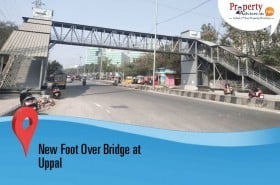 Foot over Bridge at Uppal to Ramanthapur Road Completed