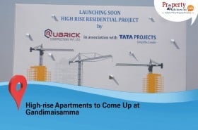 Construction of High-rise Apartments is in Process at Gandimaisamma 