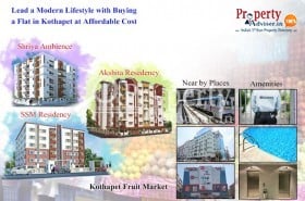 Lead a Modern Lifestyle with Buying a Flat in Kothapet at Affordable Cost
