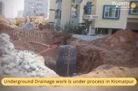 Underground Drainage work is under process in Kismatpur