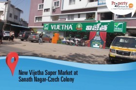 Vijetha Super Market Opens at Sanath Nagar Czech Colony