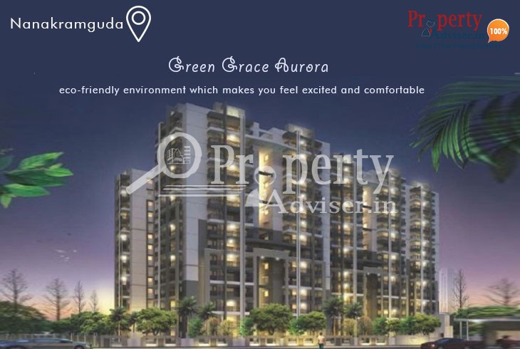 3BHK Flats for Sale at Green Grace Aurora Block Apartment in Nanakramguda