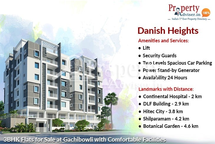 3BHK Flats for Sale at Gachibowli with Comfortable Facilities