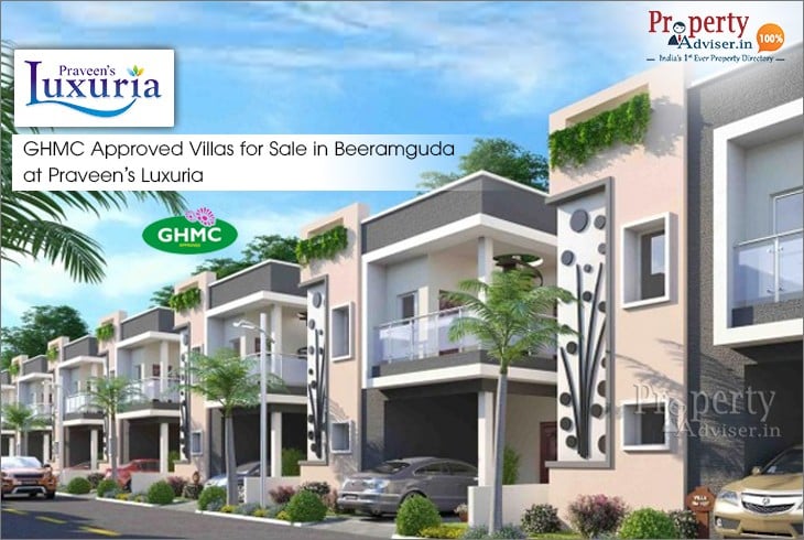 Praveen Luxuria 3BHK villas for sale in Beeramguda1