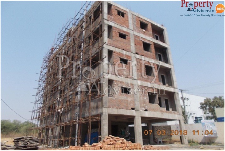 Brick Work is Completed at Rishi Avenue Apartment in Gajularamaram