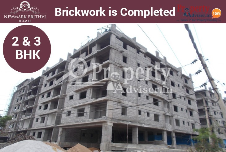 Brickwork is Completed in Residential Apartment at Kompally Hyderabad
