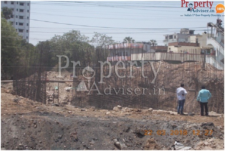 New Bridge Work is in Progress near Residential Projects at Suchitra Junction