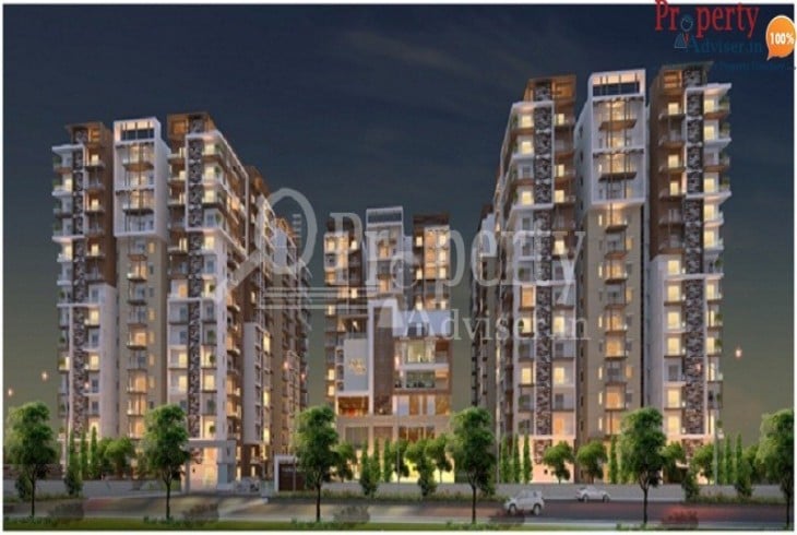 Well designed apartment at Hyderabad with developing roads at VAJRAS JASMINE COUNTY