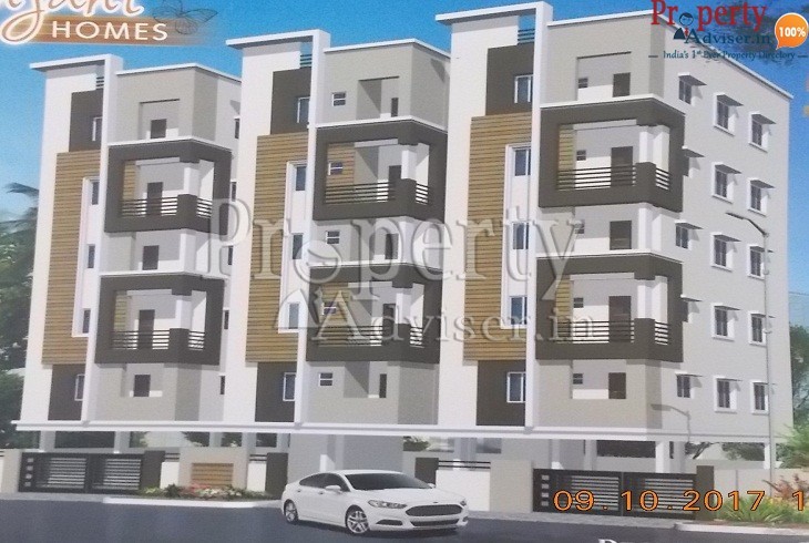 Elevation Painting Work Completed at Anjani Homes Apartment