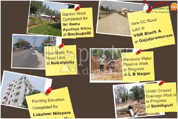 Current Happening Events of residential projects and areas in Hyderabad