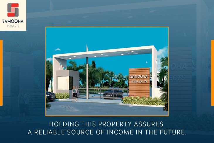 Holding this property assures a reliable source of income in the future