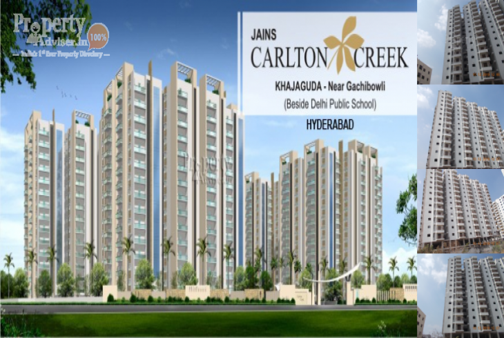 Jains Carlton Creek Block F in Khajaguda updated on 11-Dec-2019 with current status