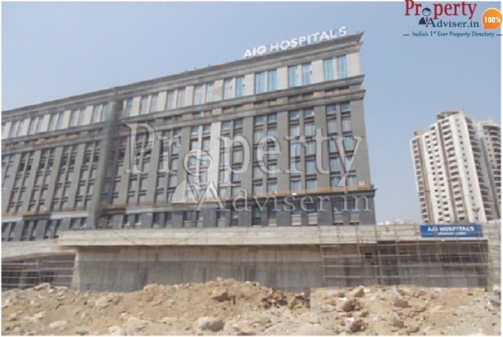 New AIG Hospital Opening Soon Near Residential Apartments at Gachibowli