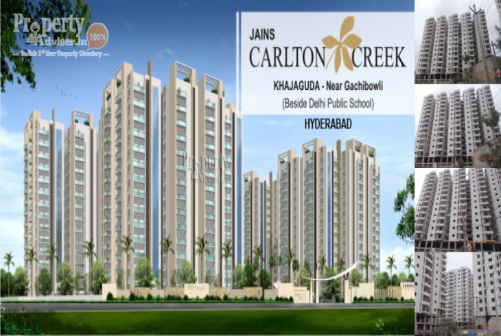 Jains Carlton Creek Block F in Khajaguda Updated with latest info on 10-Jan-2020