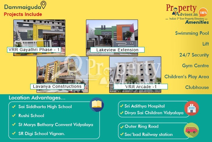 Affordable Residential Properties for Sale at Dammaiguda with Good Facilities Affordable Residential Properties for Sale at Dammaiguda with Good Facilities