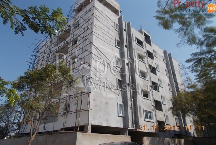 Wall care putty work completed for walls in residential apartment at Hyderabad