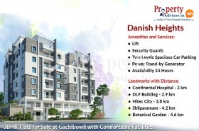 3BHK Flats for Sale at Gachibowli with Comfortable Facilities