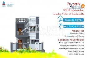 Adasada Homes Well Planned Villas At Bachupally With Affordable Price