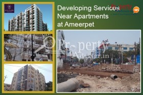 Apartment for Sale near Satyam Theatre at Ameerpet with Developing Services