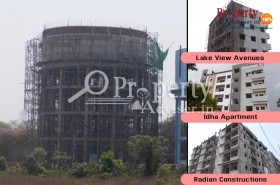 Construction of Municipal Water Tank near Residential Projects at Uppal