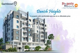Danish Heights – 3BHK Premier Residential Apartment for Sale at Gachibowli
